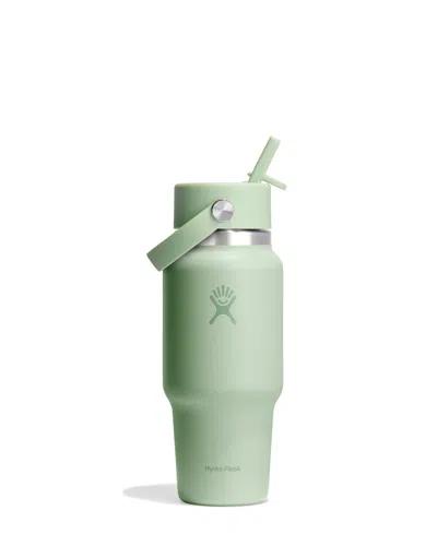 Hydro Flask 24 Oz. Wide Mouth Flex Straw Travel Bottle In Green