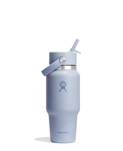 Hydro Flask 24 Oz. Wide Mouth Flex Straw Travel Bottle In Blue