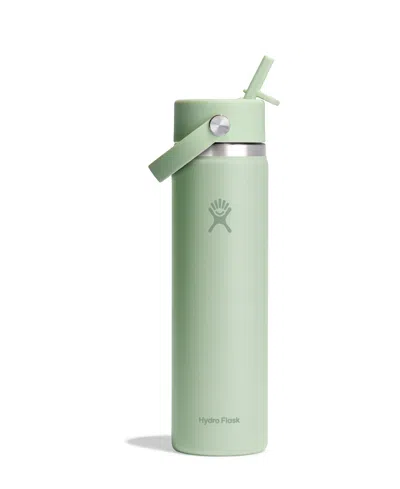 Hydro Flask 24 oz Wide Mouth With Flex Straw Cap In Green