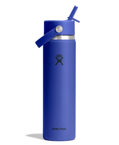 Hydro Flask 24 oz Wide Mouth With Flex Straw Cap In Blue