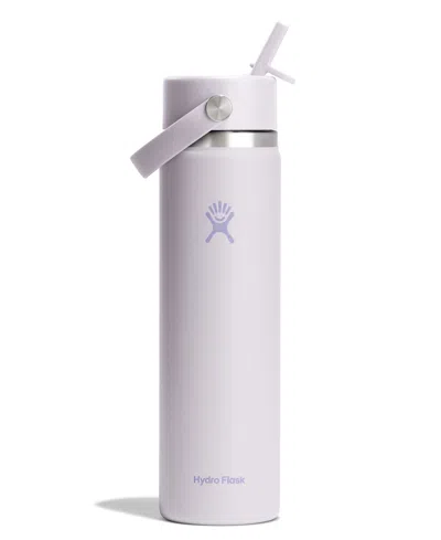 Hydro Flask 24 oz Wide Mouth With Flex Straw Cap In Purple