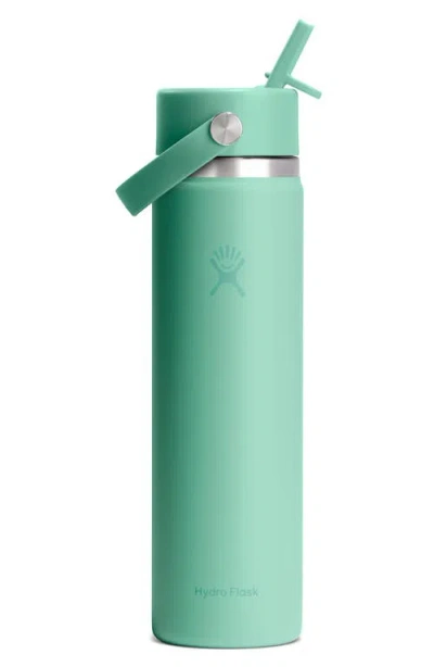 Hydro Flask 24-ounce Wide Mouth Flex Straw Cap Bottle In Green