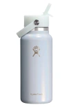Hydro Flask 32-ounce Wide Mouth Flex Straw Cap Bottle In Blue