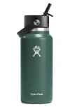 Hydro Flask 32-ounce Wide Mouth Flex Straw Cap Water Bottle