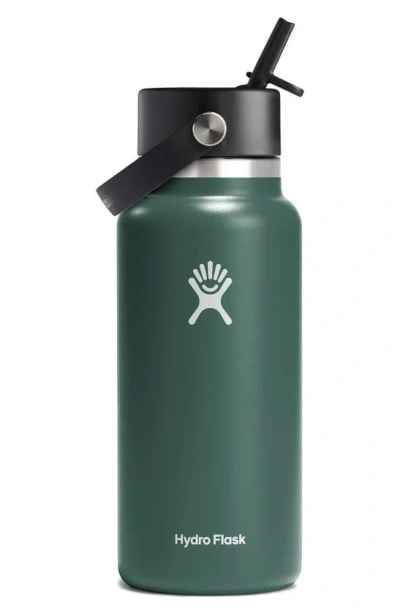 Hydro Flask 32-ounce Wide Mouth Flex Straw Cap Water Bottle In Fir