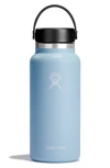 Hydro Flask 32-ounce Wide Mouth Flex Straw Cap Water Bottle In Blue