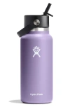 Hydro Flask 32-ounce Wide Mouth Flex Straw Cap Water Bottle In Moonshadow