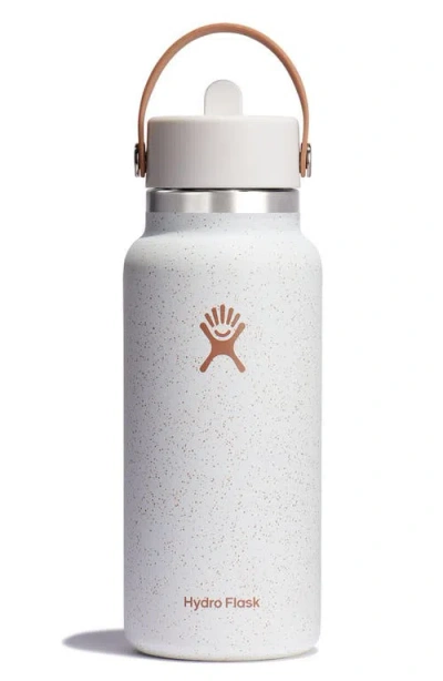 Hydro Flask 32-ounce Wide Mouth Flex Straw Cap Water Bottle In Sea Salt