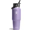 Hydro Flask 32-ounce Wide Mouth Travel Water Bottle With Flex Straw Cap In Moonshadow