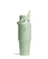 Hydro Flask 32 Oz. Wide Mouth Flex Straw Travel Bottle In Aloe