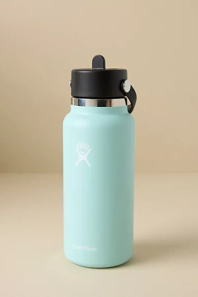 Hydro Flask 32 Oz. Wide Mouth With Flex Straw Cap In Green