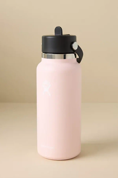 Hydro Flask 32 Oz. Wide Mouth With Flex Straw Cap In Pink