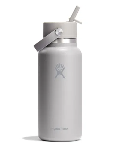 Hydro Flask 32 oz Wide Mouth With Flex Straw Cap In Gray