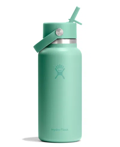 Hydro Flask 32 oz Wide Mouth With Flex Straw Cap In Green