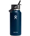 Hydro Flask 32 oz Wide Mouth With Flex Straw Cap In Indigo