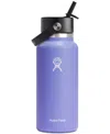 Hydro Flask 32 oz Wide Mouth With Flex Straw Cap In Lupine