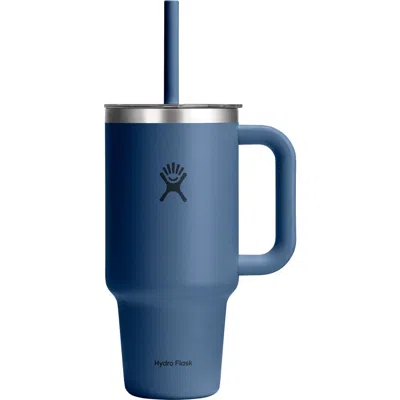 Hydro Flask 32-ounce Clear Lid Travel Tumbler In Blue