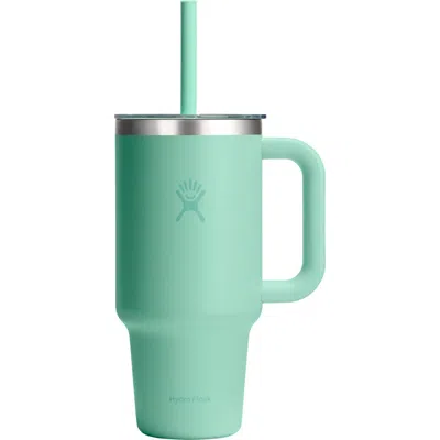Hydro Flask 32-ounce Clear Lid Travel Tumbler In Green
