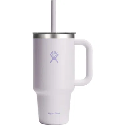 Hydro Flask 32-ounce Clear Lid Travel Tumbler In Pink