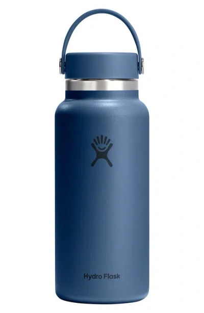 Hydro Flask 32-ounce Wide Mouth Flex Straw Cap Bottle In Blue