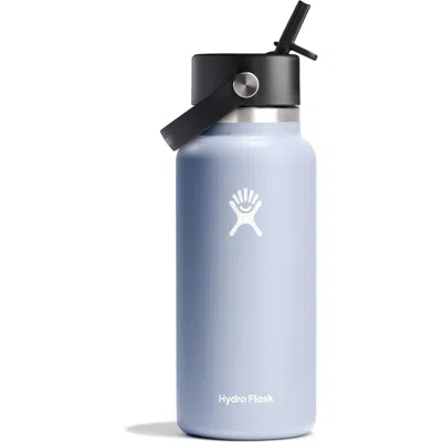 Hydro Flask 32-ounce Wide Mouth Travel Water Bottle With Flex Straw Cap In Surf