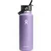 Hydro Flask 40-ounce Wide Mouth Flex Straw Cap Water Bottle In Moonshadow