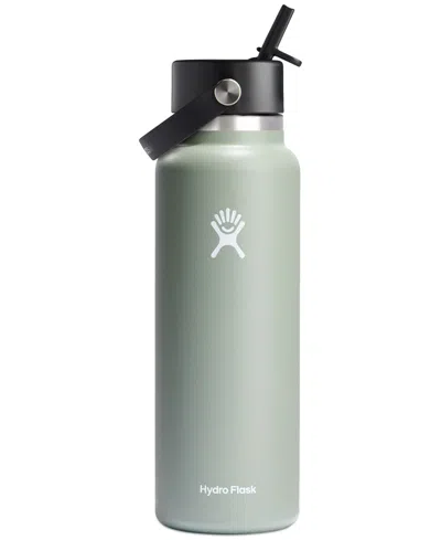 Hydro Flask 40-oz Wide-mouth Flex Straw Stainless Steel Bottle In Agave