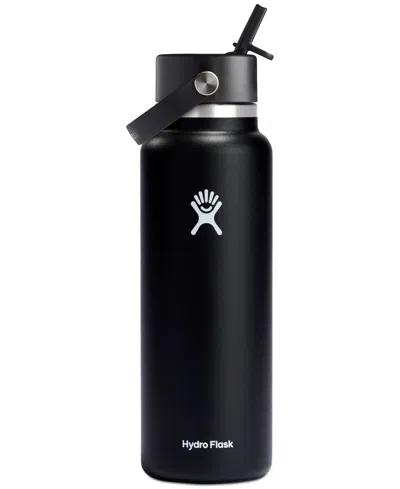 HYDRO FLASK 40-OZ WIDE-MOUTH FLEX STRAW STAINLESS STEEL BOTTLE