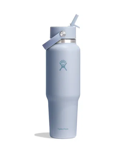 Hydro Flask 40 Oz. Wide Mouth Flex Straw Travel Bottle In Blue