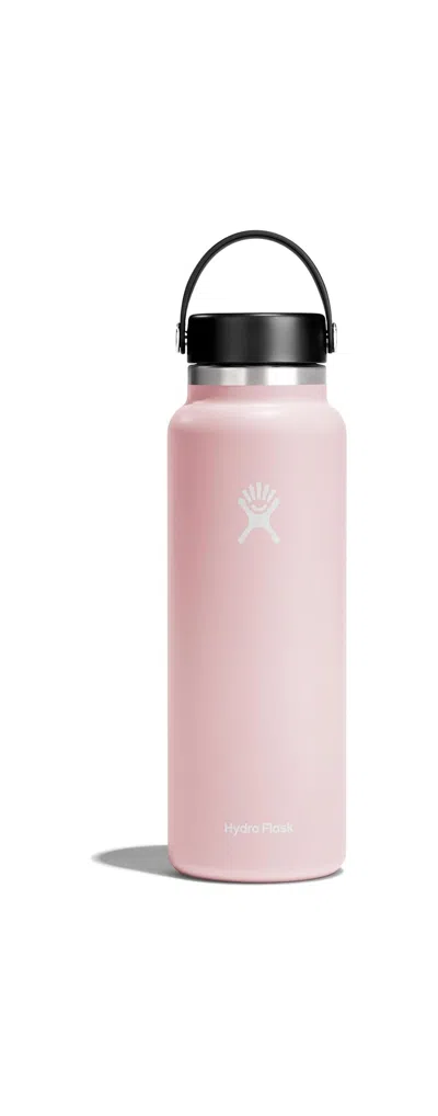 Hydro Flask 40 oz Wide Mouth Water Bottle With Flex Cap In Pink