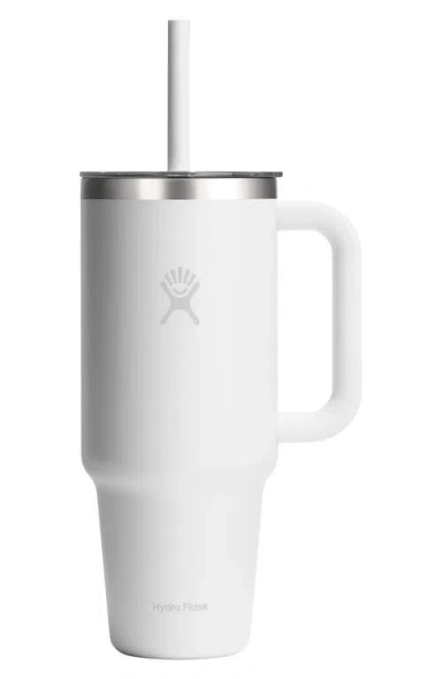 Hydro Flask 40-ounce Travel Tumbler In White