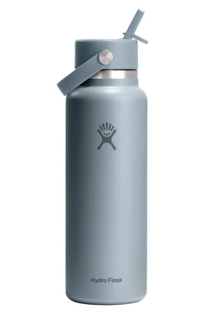 Hydro Flask 40-ounce Wide Mouth Flex Straw Cap Bottle In Blue
