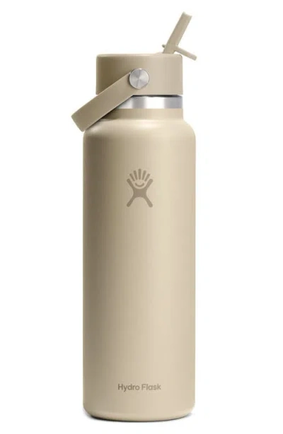 Hydro Flask 40-ounce Wide Mouth Flex Straw Cap Bottle In Brown