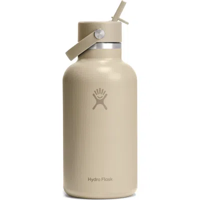 Hydro Flask 64-ounce Wide Mouth With Flex Straw Cap In Neutral