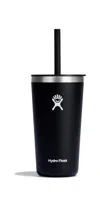 Hydro Flask All Around Tumbler With Lid And Straw - 20 oz In Black