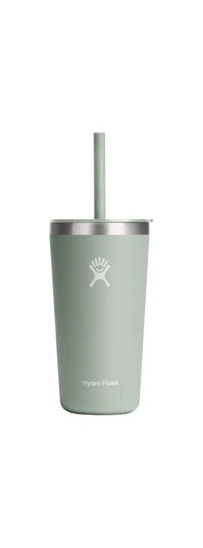 Hydro Flask All Around Tumbler With Lid And Straw - 20 oz In Green
