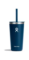 Hydro Flask All Around Tumbler With Lid And Straw - 20 oz In Blue