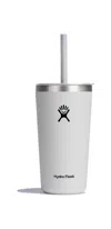 Hydro Flask All Around Tumbler With Lid And Straw - 20 oz In White