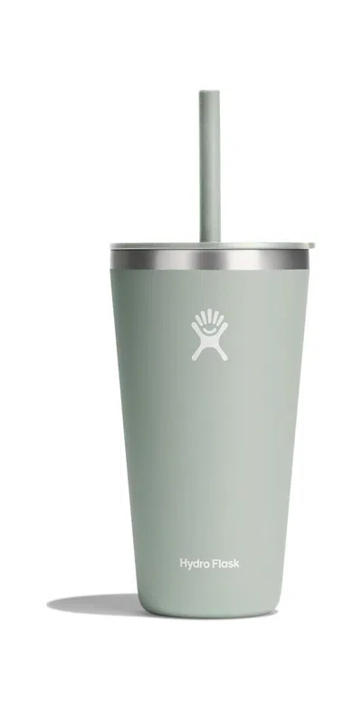 Hydro Flask All Around Tumbler With Lid And Straw - 28 oz - Agave In Green