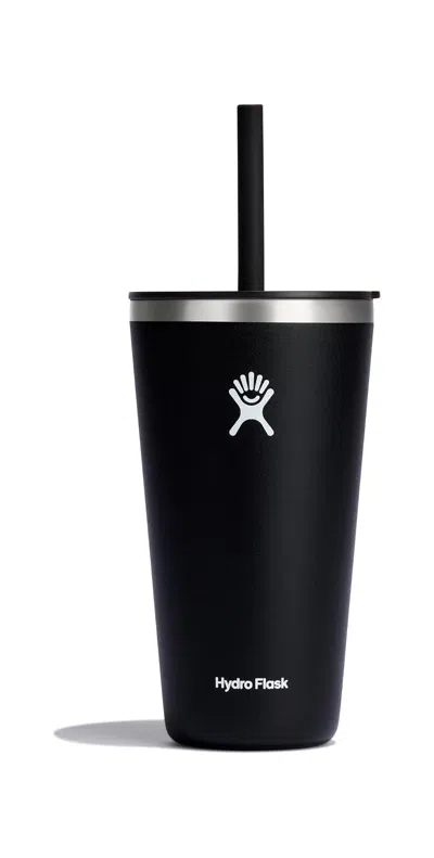 Hydro Flask All Around Tumbler With Lid And Straw - 28 oz - Black