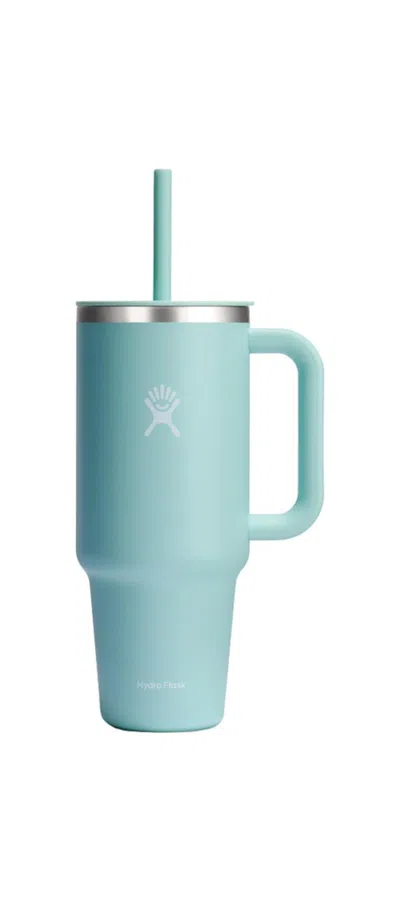 Hydro Flask All Around Tumbler With Lid And Straw - 40 oz - Dew In Blue