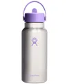 Hydro Flask Hydrof Flask Limited Edition 32-oz. Stainless Steel Wide Mouth Flex Straw Bottle In No Color
