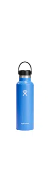 Hydro Flask Insulated Leak Proof Water Bottle Standard Mouth - 21 oz - Cascade In Blue