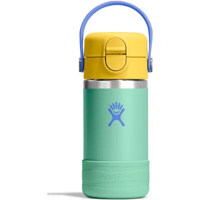 Hydro Flask Kids' 12 Oz. Wide Mouth Covered Straw Water Bottle In Multi