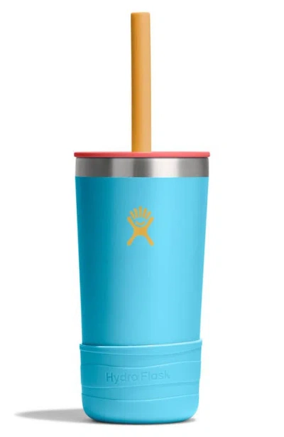 Hydro Flask Kids' 12-ounce Tumbler With Straw In Blue