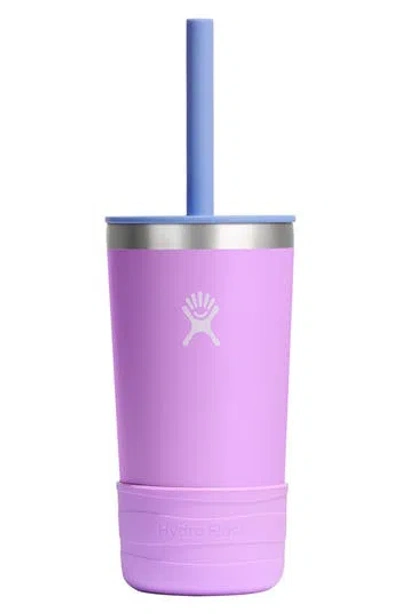 Hydro Flask Kids' 12-ounce Tumbler With Straw Lid In Purple