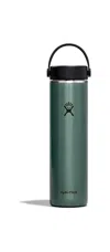 Hydro Flask Lightweight Water Bottle Wide Flex Cap - 24 oz - Serpentine In Green