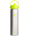 Hydro Flask 24-ounce Wide Mouth Water Bottle With Straw Lid In Lime