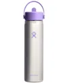Hydro Flask Hydrof Flask Limited Edition 32-oz. Stainless Steel Wide Mouth Flex Straw Bottle In Violet