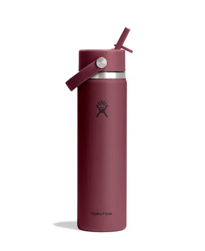 Hydro Flask Solid 24 Oz. Wide Mouth Water Bottle In Burgundy